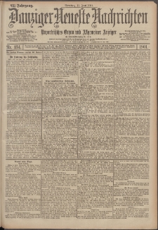 Danziger Neueste Nachrichten : unparteiisches Organ und allgemeiner Anzeiger 134/1901