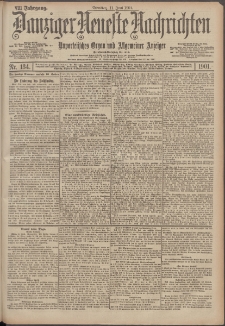 Danziger Neueste Nachrichten : unparteiisches Organ und allgemeiner Anzeiger 134/1901