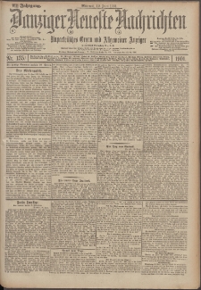 Danziger Neueste Nachrichten : unparteiisches Organ und allgemeiner Anzeiger 135/1901