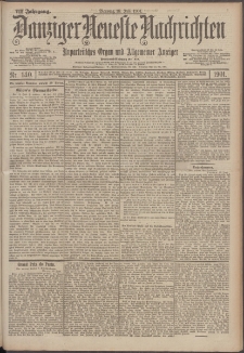 Danziger Neueste Nachrichten : unparteiisches Organ und allgemeiner Anzeiger 140/1901
