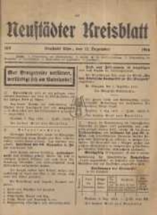 Neustadter Kreis - Blatt, nr.109, 1916