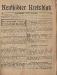 Neustadter Kreis - Blatt, nr. 111, 1916