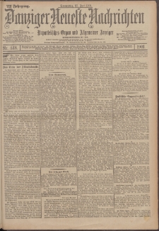 Danziger Neueste Nachrichten : unparteiisches Organ und allgemeiner Anzeiger 148/1901