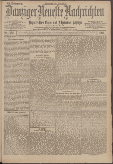 Danziger Neueste Nachrichten : unparteiisches Organ und allgemeiner Anzeiger 150/1901