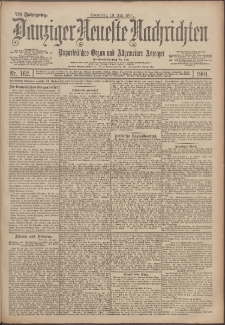 Danziger Neueste Nachrichten : unparteiisches Organ und allgemeiner Anzeiger 162/1901