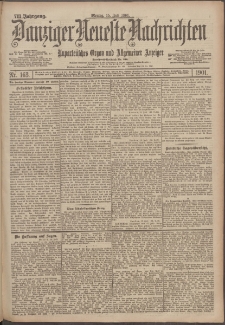 Danziger Neueste Nachrichten : unparteiisches Organ und allgemeiner Anzeiger 163/1901