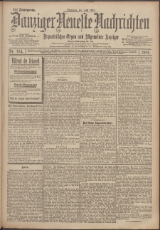 Danziger Neueste Nachrichten : unparteiisches Organ und allgemeiner Anzeiger 164/1901