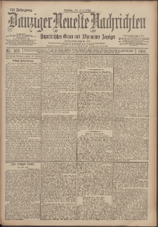 Danziger Neueste Nachrichten : unparteiisches Organ und allgemeiner Anzeiger 169/1901