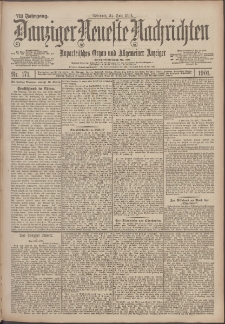 Danziger Neueste Nachrichten : unparteiisches Organ und allgemeiner Anzeiger 172/1901