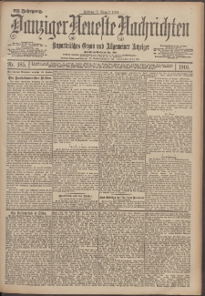 Danziger Neueste Nachrichten : unparteiisches Organ und allgemeiner Anzeiger 185/1901