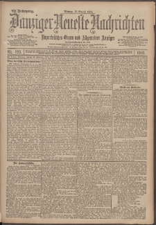 Danziger Neueste Nachrichten : unparteiisches Organ und allgemeiner Anzeiger 193/1901