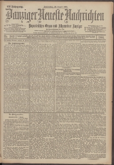 Danziger Neueste Nachrichten : unparteiisches Organ und allgemeiner Anzeiger 202/1901