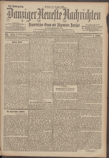 Danziger Neueste Nachrichten : unparteiisches Organ und allgemeiner Anzeiger 203/1901