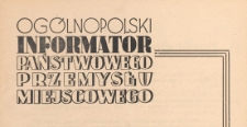 Ogólnopolski Informator Przemysłu Miejscowego, 1951.04 nr 48