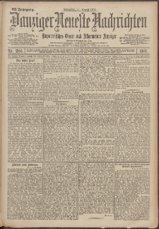Danziger Neueste Nachrichten : unparteiisches Organ und allgemeiner Anzeiger 204/1901
