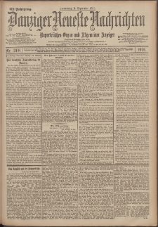 Danziger Neueste Nachrichten : unparteiisches Organ und allgemeiner Anzeiger 208/1901