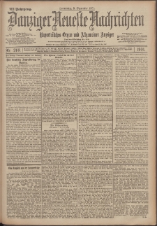 Danziger Neueste Nachrichten : unparteiisches Organ und allgemeiner Anzeiger 208/1901