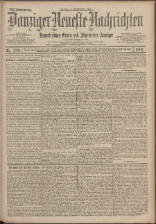 Danziger Neueste Nachrichten : unparteiisches Organ und allgemeiner Anzeiger 209/1901
