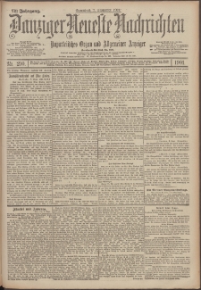 Danziger Neueste Nachrichten : unparteiisches Organ und allgemeiner Anzeiger 210/1901