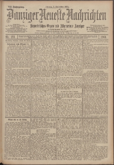 Danziger Neueste Nachrichten : unparteiisches Organ und allgemeiner Anzeiger 211/1901
