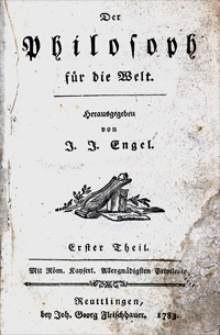 Der Philosoph für die Welt. Th. 1-3 /