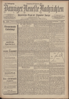 Danziger Neueste Nachrichten : unparteiisches Organ und allgemeiner Anzeiger 220/1901