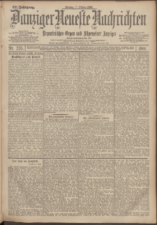 Danziger Neueste Nachrichten : unparteiisches Organ und allgemeiner Anzeiger 235/1901