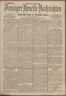 Danziger Neueste Nachrichten : unparteiisches Organ und allgemeiner Anzeiger 238/1901