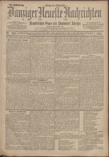Danziger Neueste Nachrichten : unparteiisches Organ und allgemeiner Anzeiger 239/1901