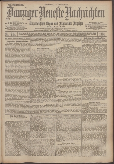 Danziger Neueste Nachrichten : unparteiisches Organ und allgemeiner Anzeiger 244/1901