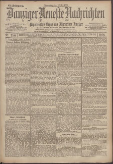Danziger Neueste Nachrichten : unparteiisches Organ und allgemeiner Anzeiger 250/1901