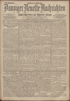 Danziger Neueste Nachrichten : unparteiisches Organ und allgemeiner Anzeiger 252/1901
