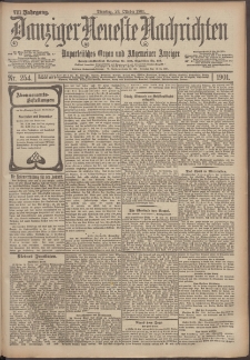 Danziger Neueste Nachrichten : unparteiisches Organ und allgemeiner Anzeiger 254/1901