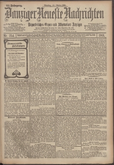 Danziger Neueste Nachrichten : unparteiisches Organ und allgemeiner Anzeiger 254/1901