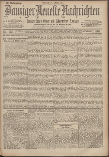 Danziger Neueste Nachrichten : unparteiisches Organ und allgemeiner Anzeiger 255/1901