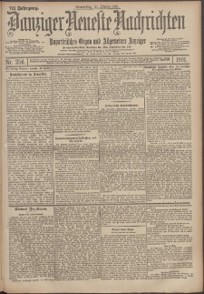 Danziger Neueste Nachrichten : unparteiisches Organ und allgemeiner Anzeiger 256/1901