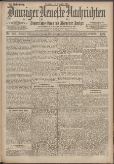 Danziger Neueste Nachrichten : unparteiisches Organ und allgemeiner Anzeiger 266/1901