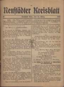 Neustadter Kreis - Blatt, nr.20, 1918