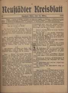 Neustadter Kreis - Blatt, nr.21, 1918