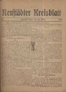 Neustadter Kreis - Blatt, nr.24, 1918