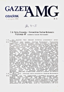 GazetAMG, 1991, R. 1, nr 8
