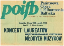 Koncert laureatów Międzynarodowego Festiwalu Młodych Muzyków