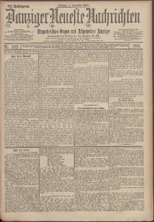 Danziger Neueste Nachrichten : unparteiisches Organ und allgemeiner Anzeiger 282/1901