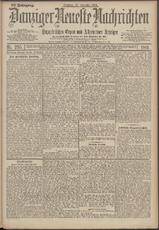 Danziger Neueste Nachrichten : unparteiisches Organ und allgemeiner Anzeiger 295/1901