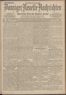 Danziger Neueste Nachrichten : unparteiisches Organ und allgemeiner Anzeiger 297/1901