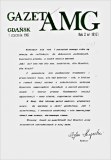 GazetAMG, 1992, R. 2, nr 1