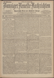 Danziger Neueste Nachrichten : unparteiisches Organ und allgemeiner Anzeiger 302/1901