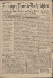 Danziger Neueste Nachrichten : unparteiisches Organ und allgemeiner Anzeiger 305/1901