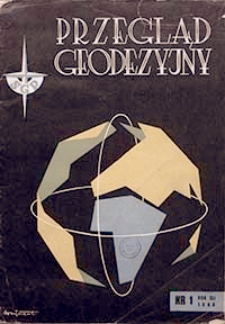 Przegląd Geodezyjny : czasopismo poświęcone miernictwu i zagadnieniom z nim związanym 1969 R. 41 nr 1-12