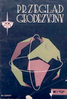 Przegląd Geodezyjny : czasopismo poświęcone miernictwu i zagadnieniom z nim związanym 1976 Vol. 48 no 1-12